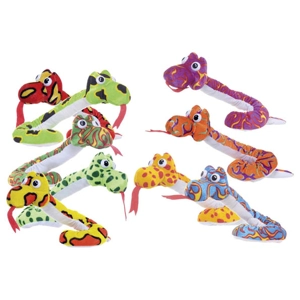 12 x Plush Snakes 56cm