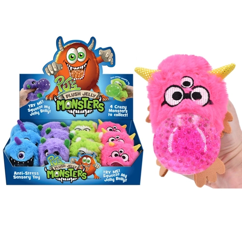 12 x Plush Squishy Monster Squeezers