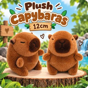 12 x Plush Capybaras 12cm