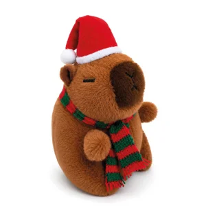 12 x Plush Christmas Capybaras 12cm
