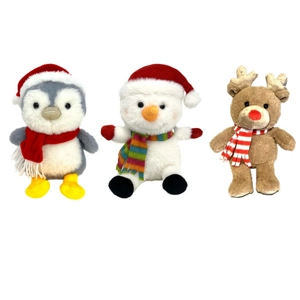12 x Plush Christmas Fluffies