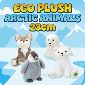 4 x Plush Eco Arctic Plush 23cm