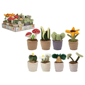 16 x Plush Flowerpots 16cm