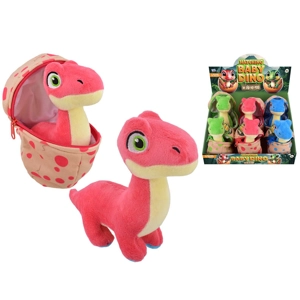6 x Plush Egg Hatching Dinosaur Babies