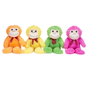 12 X Plush Neon Monkeys
