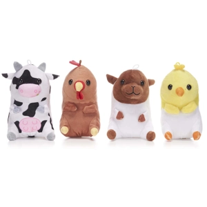 12 x Plush Podgie Farmyard Animals