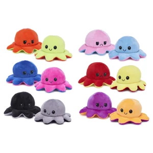 10 x Reversible Octopus Plush Toys 20cm