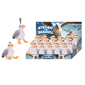 12 X Plush Steven The Seagull Bag Clips