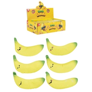 12 x Plush Stretchy Bananas