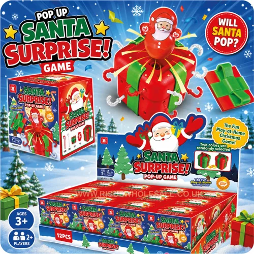 12 x Pop Up Santa Surprise Games