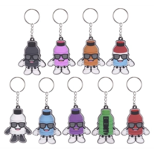 72 x Energy Drink Keyrings