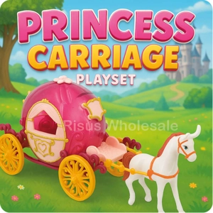 12 x Princess Horse & Carriage Playsets