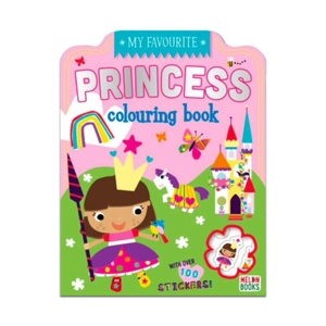 20 x Princess Colouring & Sticker Books