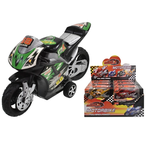 12 x Pullback Motorbikes