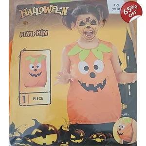 1 x Pumpkin Halloween Costume Age 1-2 Years