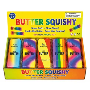 12 x Rainbow Squishy Butter 4oz