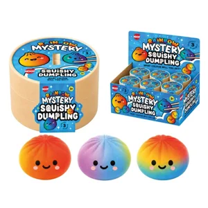 12 x  Squishy Rainbow Mystery Dumplings 8.5cm