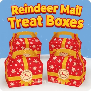 100 Reindeer Mail Treat Boxes