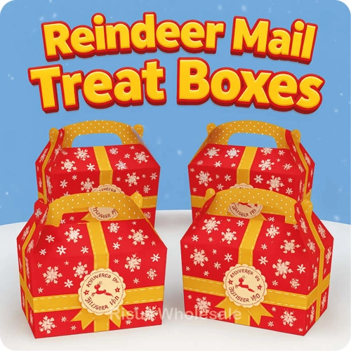 100 Reindeer Mail Treat Boxes