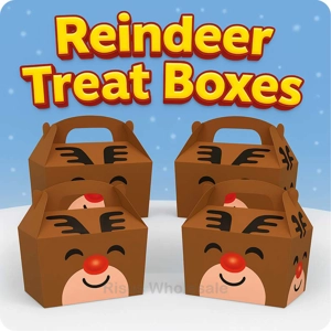 100 Rudolph Treat Boxes