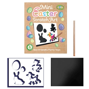 120 x Eco Easter Mini Scratch Art