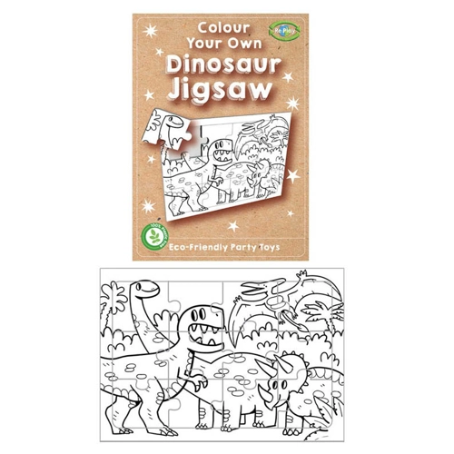 120 x Eco Colour In Dinosaur Jigsaws
