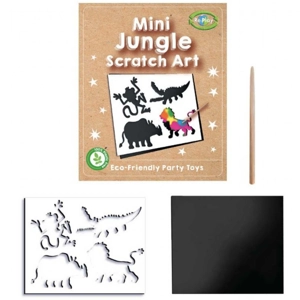 120 x Eco Jungle Mini Scratch Art