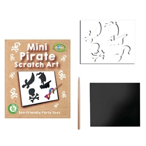 120 x Eco Pirate Mini Scratch Art