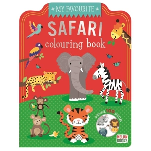 20 x Safari Colouring & Sticker Books