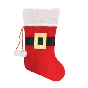 12 x Santa Belt Christmas Stockings