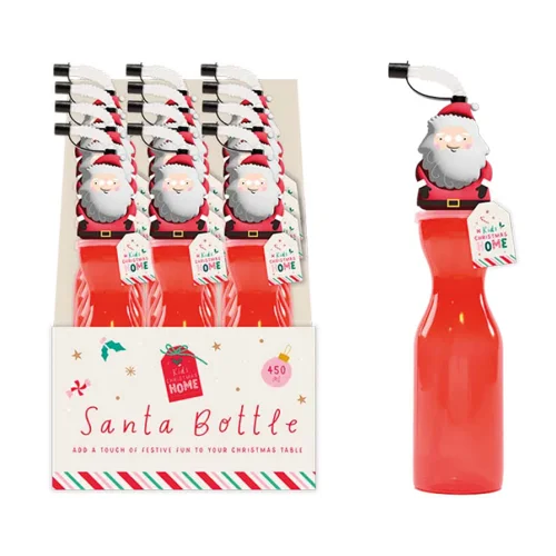 24 x Santa Drinking Bottles