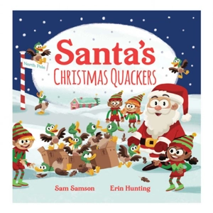 10 x Santa's Christmas Quackers Story Books