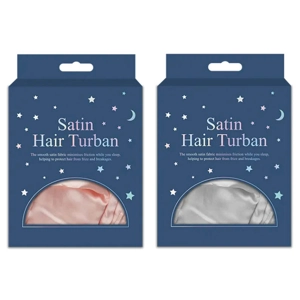 24 x Satin Hair Turbans