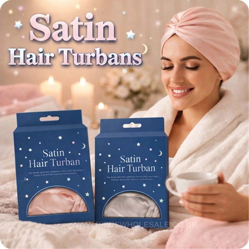 24 x Satin Hair Turbans