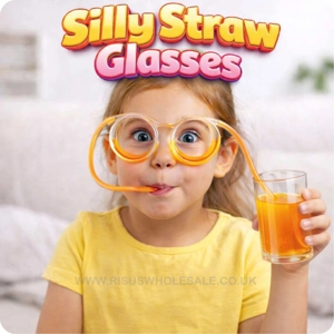 24 x Silly Straw Glasses