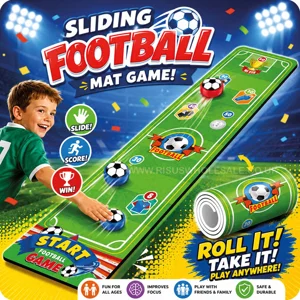 6 x Sliding Football Mat Games