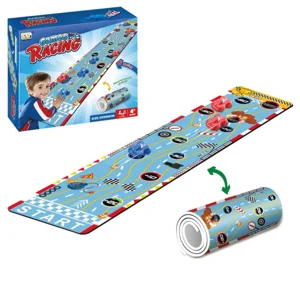 6 x Sliding Race Car Mat Games