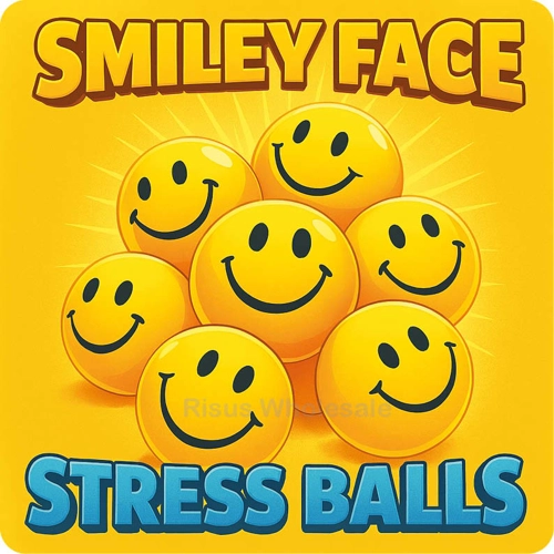 24 x Smiley Face Stress Balls