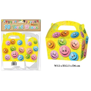 100 Smiley Face Treat Boxes