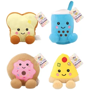 12 x Snacky Food Plushies 13cm