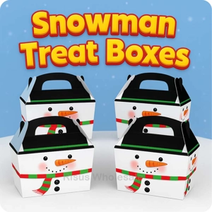 100 Snowman Treat Boxes
