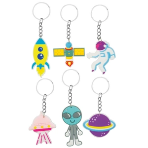 12 x Space Keyrings