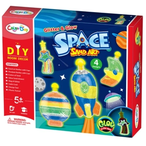 6 x Space 4 Bottle Sand Art Craft Sets