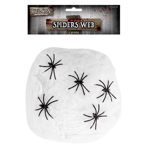 24 x Halloween Spiders Web 5 Spiders