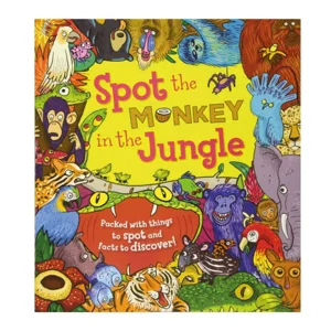 12 x Spot The Monkey In The Jungle Books