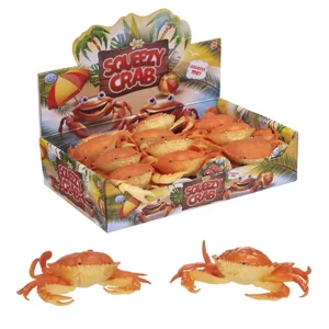 24 x Squeezy Crabs 15cm