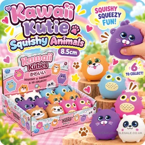12 x Kawaii Kutie Squishy Animals 8.5cm