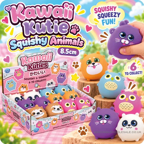 12 x Kawaii Kutie Squishy Animals 8.5cm