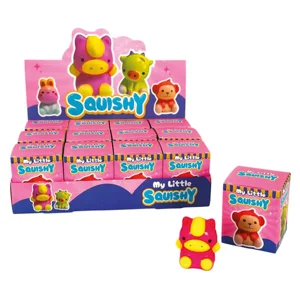 12 x Squishy Animals 5cm Boxed