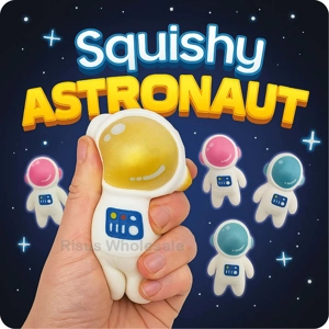 12 x  Squishy Astronauts 12cm